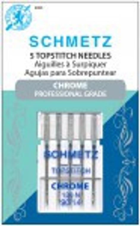 Schmetz Chrome TopStitch Needles 90/14