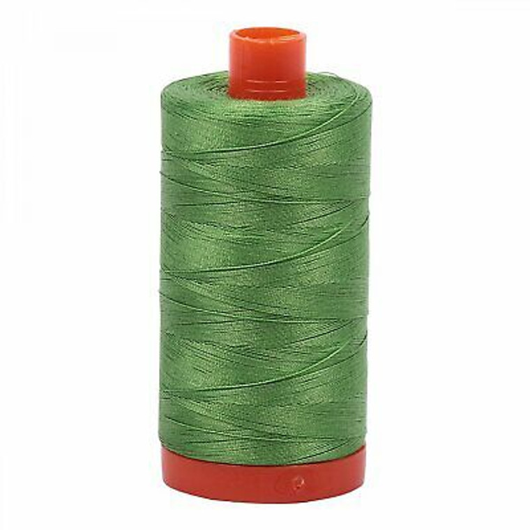 Aurifil Cotton Mako Thread 50wt 1300m 1114 Grass Green