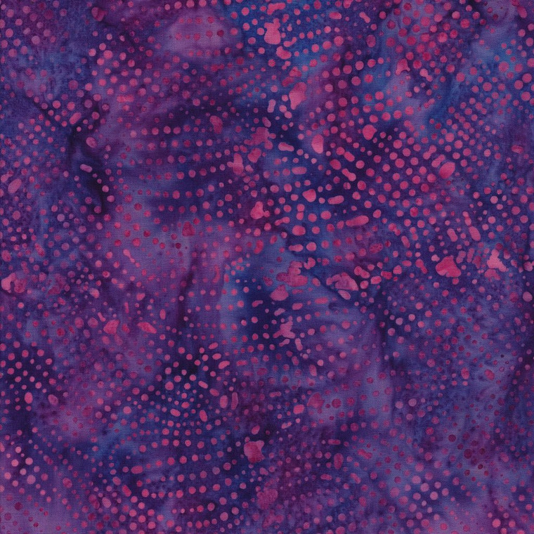 Sisters-475 Purple Dots Batik