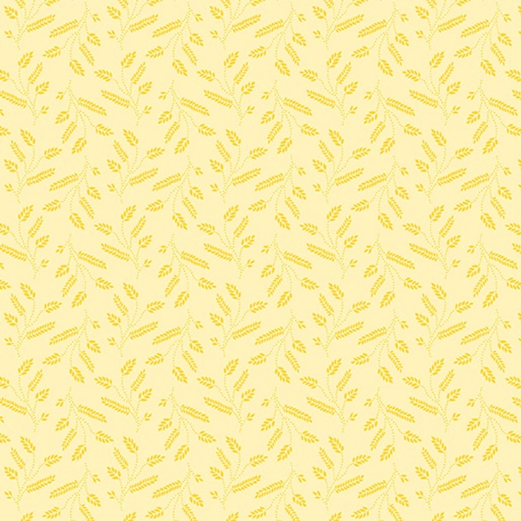 Wheat Sprigs Light Yellow 09810-03