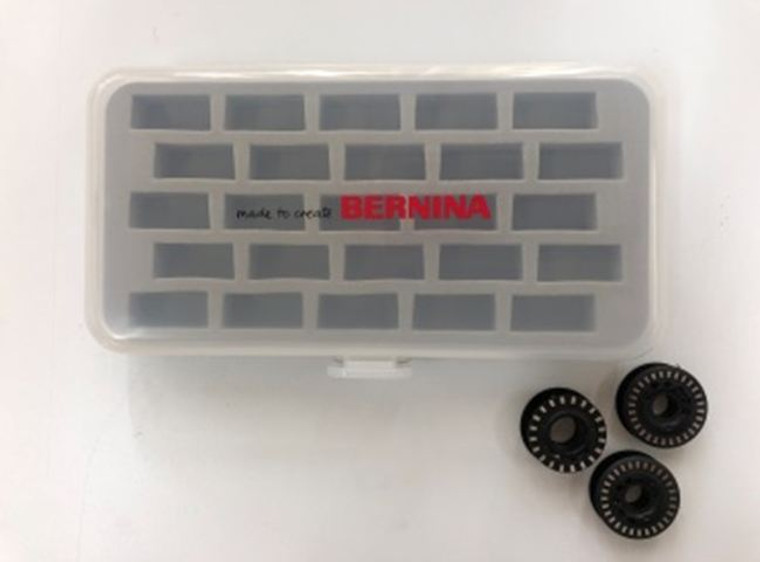 Bernina Bobbin Box 4-5-7 Series Prepacked with 25 Bobbins