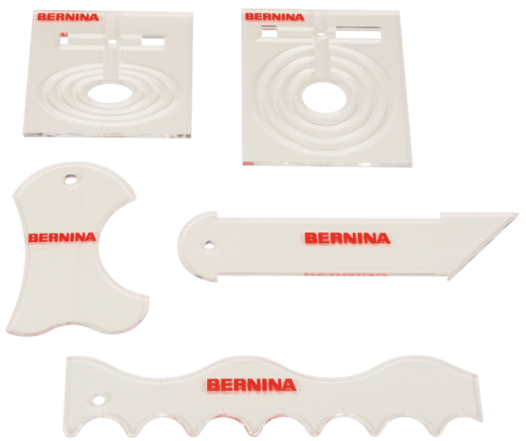 Bernina Ruler Work Kit with Q-series on frame Acrylic Table