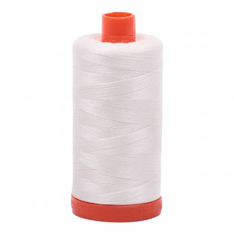 Aurifil Cotton Mako Thread 50wt 1300m Chalk 2026