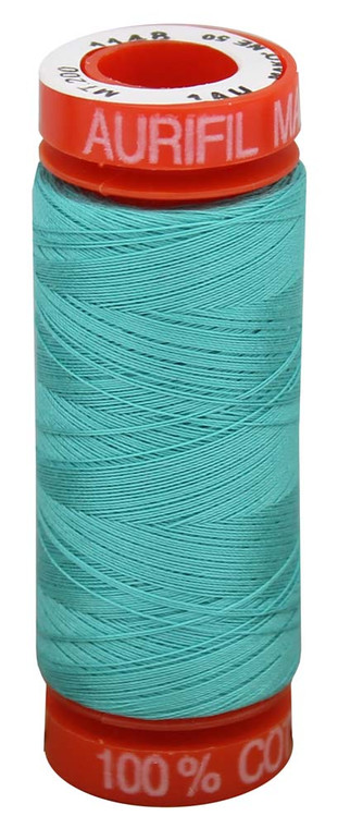 Aurifil Cotton Mako Thread 50wt 200m Light Jade- 1148