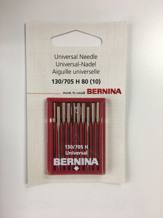 Bernina Universal Needles, size 80 - 10 pack