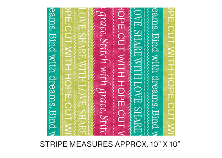 Stitch With Grace Stripe Multi - Sew Bloom