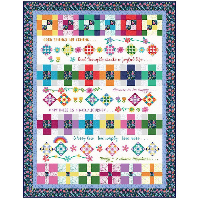 Choose to Be Quilt Kit 72" x 94" incl Binding