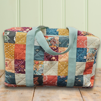 【BAON】[unisex] Kissins Quilting Duffle Over Padding Patchwork Duffle 2nd Edition (PDF Pattern) – Knot and Thread