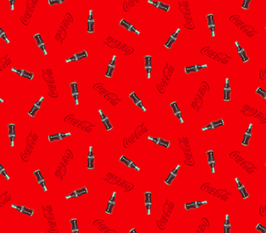 Coca-Cola - Mini Bottles - Red - The Iowa Quilt Block