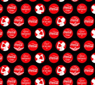 Coca-Cola - Red Circles - The Iowa Quilt Block
