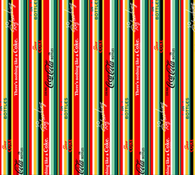 Coca-Cola - Red Stripes - The Iowa Quilt Block