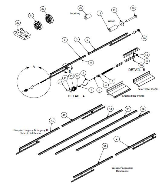 Select Holdback Assembly