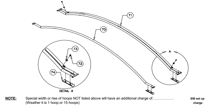 Gravel Guard: Hoop Assembly