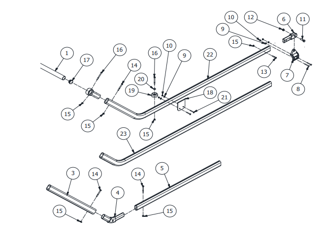 Dura Flip Tension Control Arm Assembly