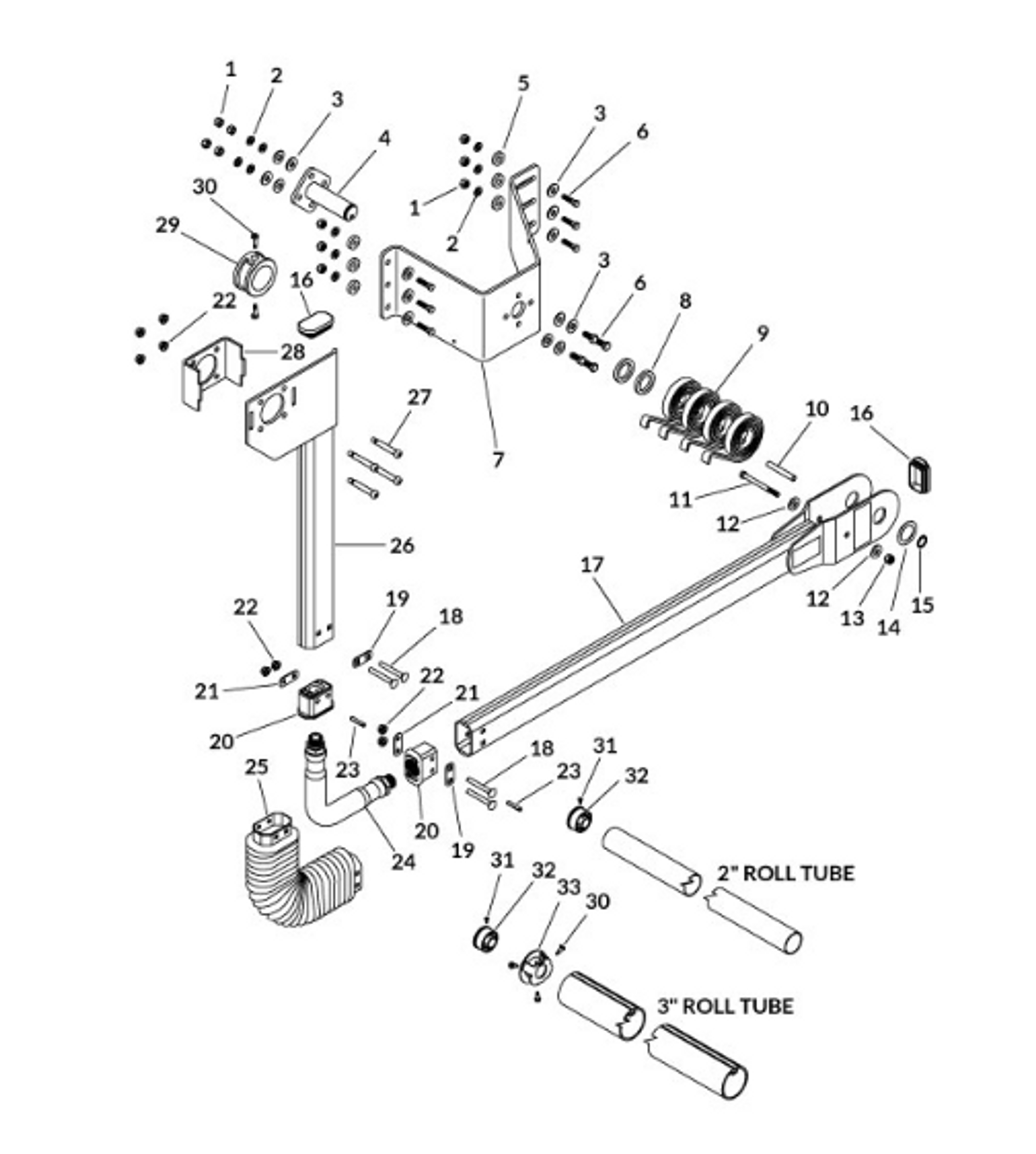 HeavyDuty Front Arm Return