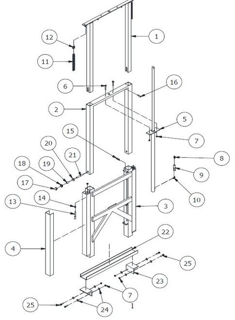 Hytower Base Assembly Parts