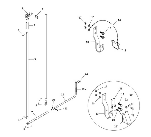 Shur-Flex™ Crank Arm Kit: 54" Ext.