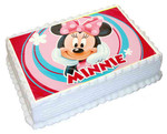 Minnie Mouse A4 licensed topper