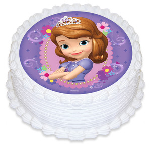 Sofia the First 16cm Round licensed topper