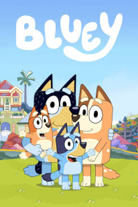 Bluey's family A4 licensed topper