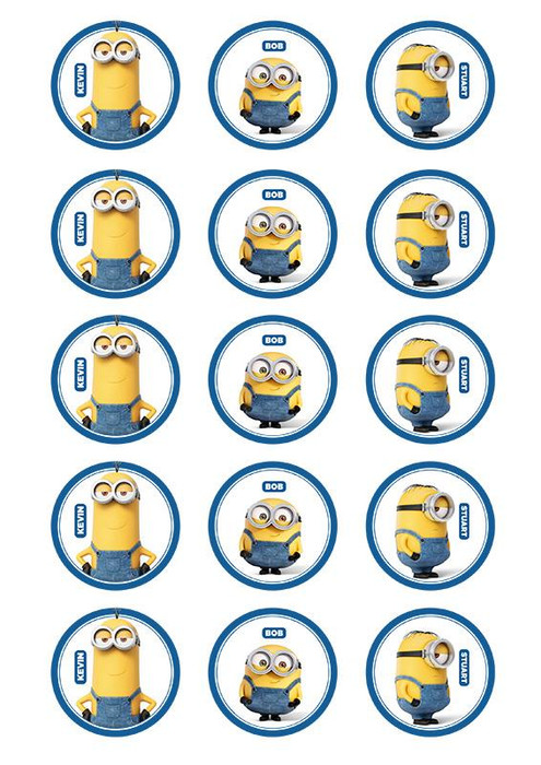 Minions | Edible Cake Toppers | Edible Pictures - Clip Art Library