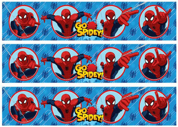 Spider-man edible cake strips - Edible Image Printing