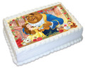 Beauty and the Beast A4 licensed topper