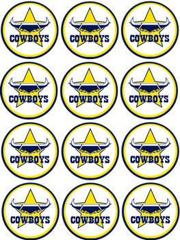 Dallas Cowboys Cupcake Toppers Printable 