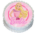 Barbie_1 16cm Round licensed topper