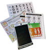 Deluxe Communication kit for non-speaking patients in the hospital, ICU or recovery