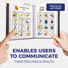 Pointing to pictures enables users to communicate. Pointing to pictures enables users to communicate.