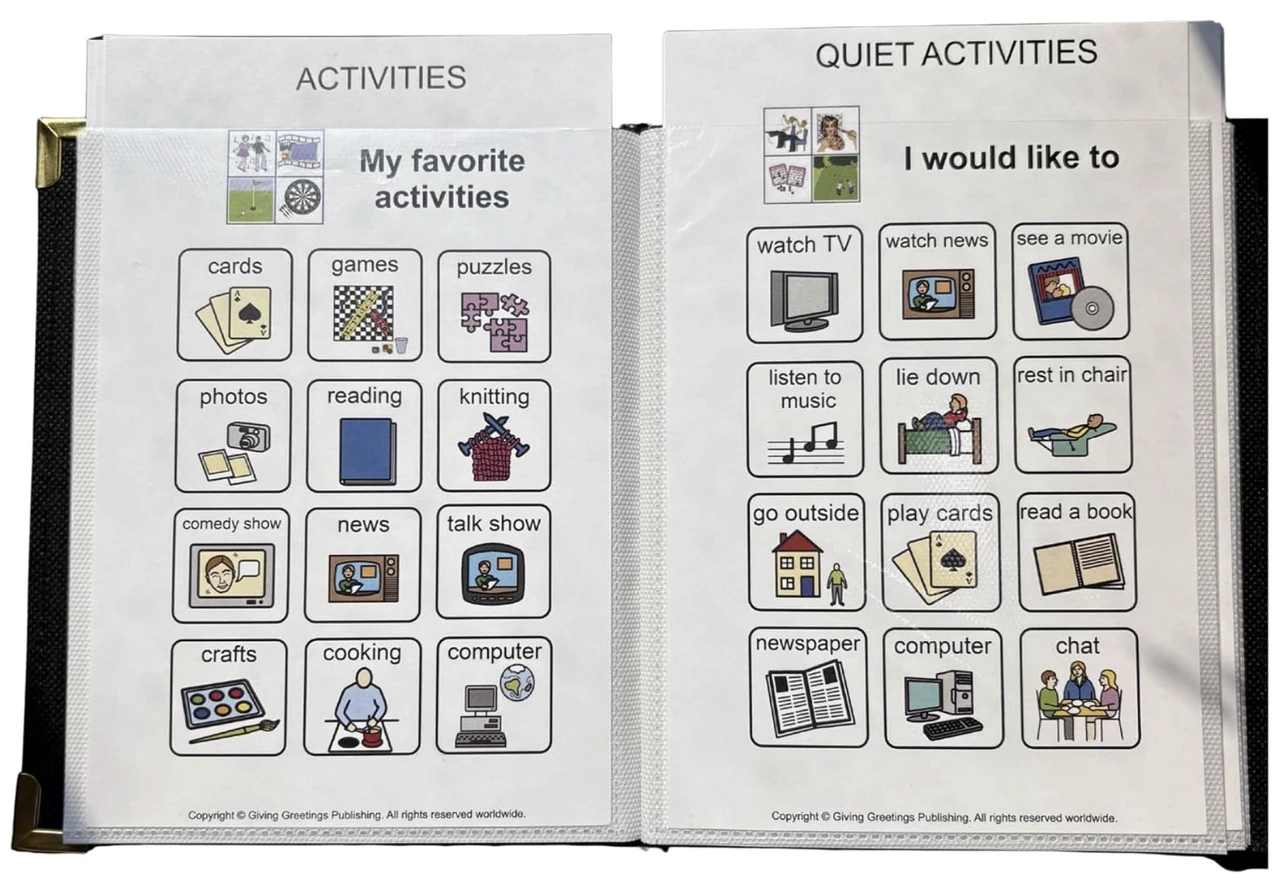 Picture Communication Boards for Adults | Say it with Symbols