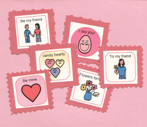 Valentine Symbols Note Cards