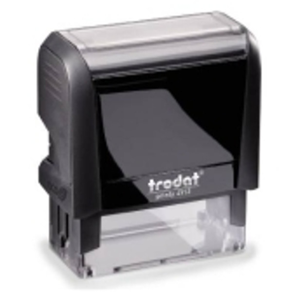 Student Name Stamps come with a black case, sizes vary from small to extra large