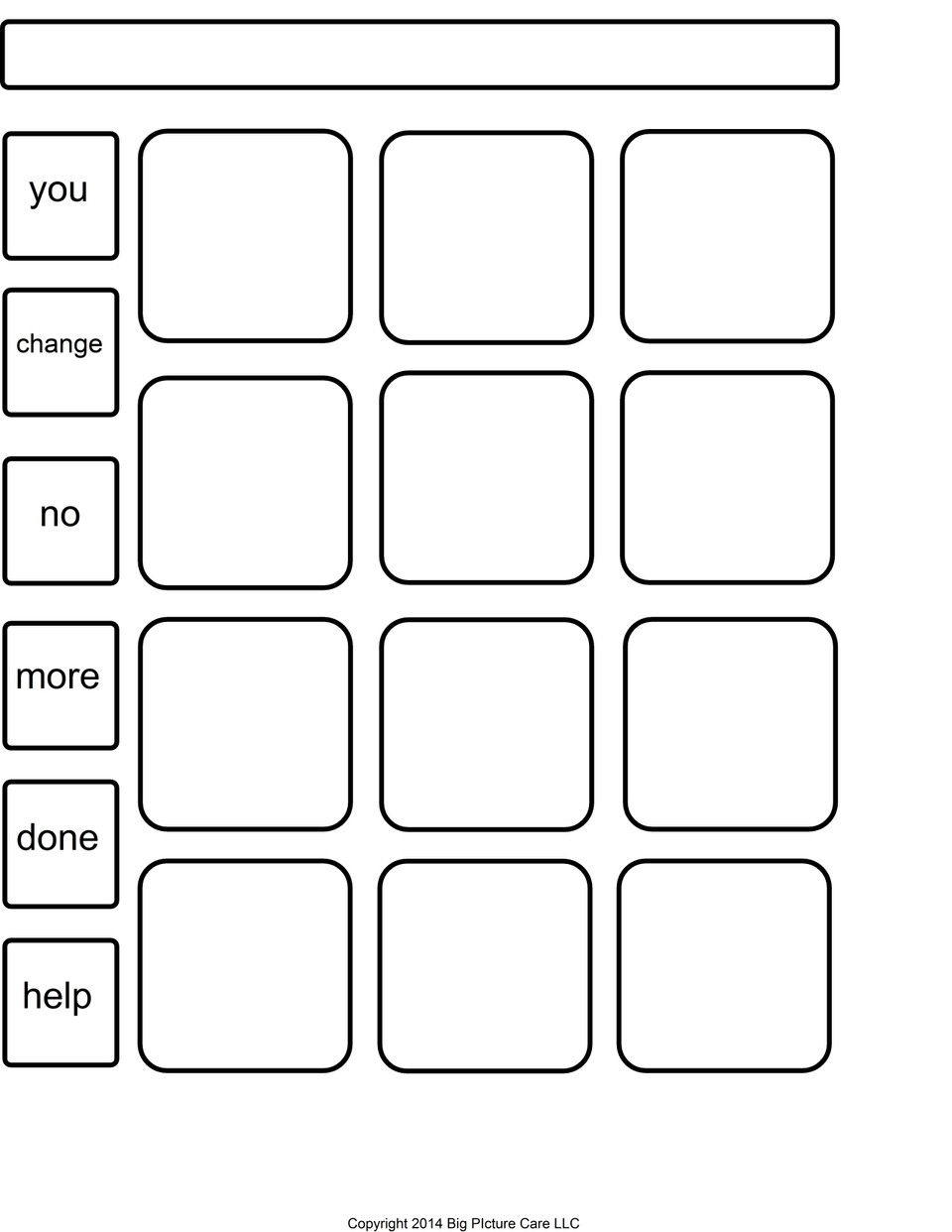 Printable Communication Boards for Caregiving | Say it with Symbols