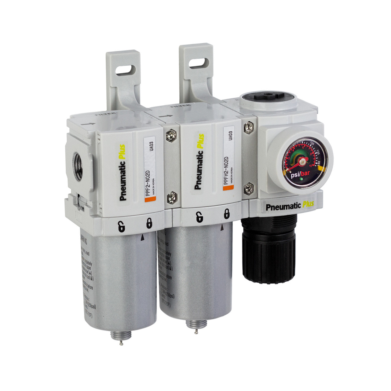 PneumaticPlus Air Filter Coalescing Pressure Regulator PPC3C-N02G READ