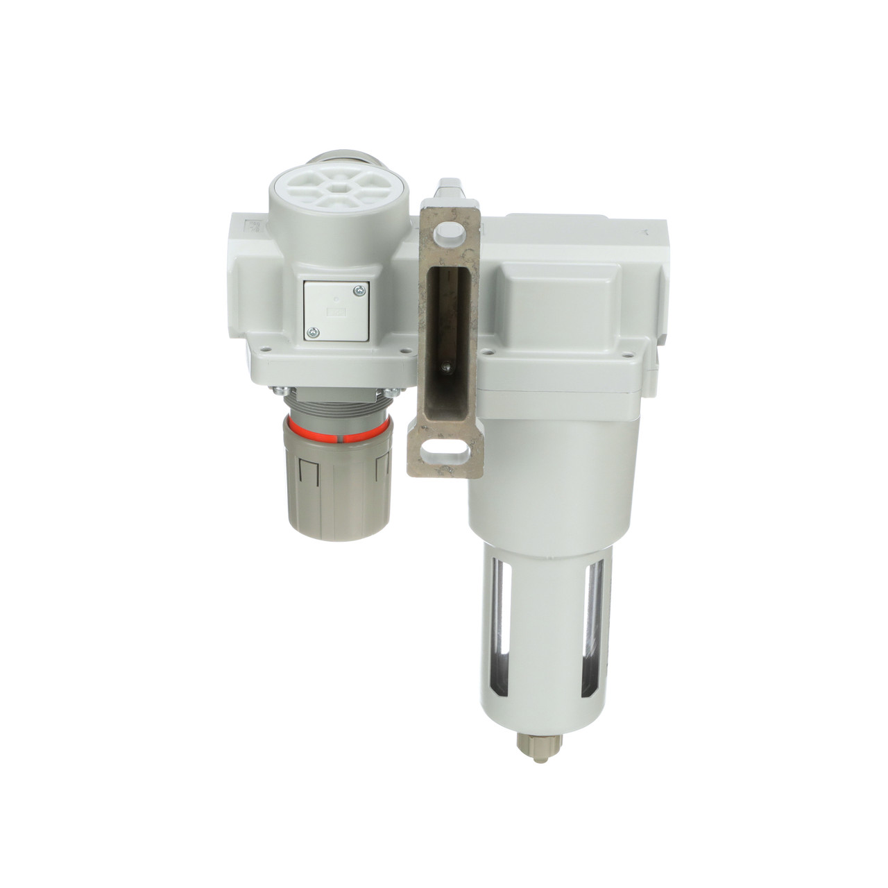 Combo Filtro-Regolatore D'Aria PneumaticPlus 3/4' NPT – Manometro E Ciotola In Metallo - 2