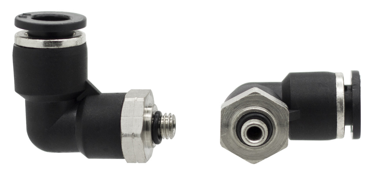 10 Pack Of 1/2" OD To 1/2" NPT Male Push-to-Connect Air Fittings - PneumaticPlus Elbows