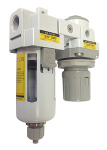 PneumaticPlus SAU3020-N03BG Air Filter Regulator Modular Combo 3/8" NPT PneumaticPlus SAU3020-N03BG Air Filter Regulator Modular Combo 3/8" NPT