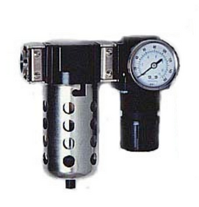 Arrow Pneumatics C33053-5 Air Filter Regulator Combo  | 3/8" NPT,  | Poly Bowl, Manual Drain | Gauge Included