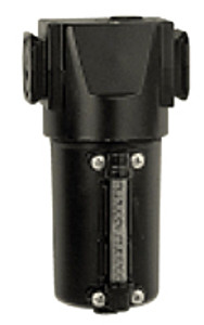 PneumaticPlus D05-03 In-Line Desiccant Dryer, 3/8" NPT, Metal Bowl with Sight Gauge