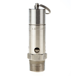 ASME Hard Seat Stainless Steel Safety Valve 1/2" NPT ASME Hard Seat Stainless Steel Safety Valve 1/2" NPT