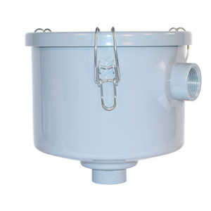 1-1/2" FPT Vacuum Filter 5 Micron Cloth Element 80 SCFM