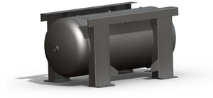 Manchester Tank 60-Gallon Horizontal Air Receiver Tank  200 PSI, Grasshopper, 305439 Manchester Tank 60-Gallon Horizontal Air Receiver Tank  200 PSI, Grasshopper, 305439