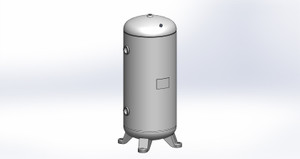 Morganton 30 Gallon Vertical Air Receiver Tank 16" x 38", 200 PSI (VES04759)