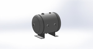 Morganton 7-Gallon Universal Horizontal Air Receiver Tank - 200 PSI, VES0010068