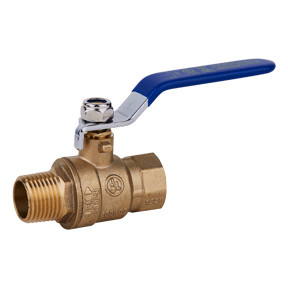 Full Port Brass Ball Valve 3/8" NPT Male x Female MBB-38