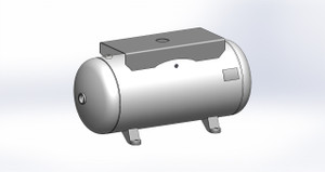 Morganton Air Receiver Tank - Horizontal 60 Gallon, 300 PSI, Top Plate, VES0010792 Morganton Air Receiver Tank - Horizontal 60 Gallon, 300 PSI, Top Plate, VES0010792