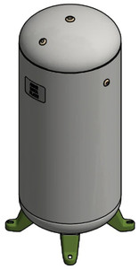 Samuel 30-Gallon Vertical Air Receiver Tank | 300 PSI | ASME Certified | A10040-300 Samuel 30-Gallon Vertical Air Receiver Tank | 300 PSI | ASME Certified | A10040-300
