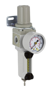 PneumaticPlus SAW Series Miniature Air Filter Regulator Combo Piggyback 1/4" NPT  (SAW2000M-N02BG-MEP) PneumaticPlus SAW Series Miniature Air Filter Regulator Combo Piggyback 1/4" NPT  (SAW2000M-N02BG-MEP)